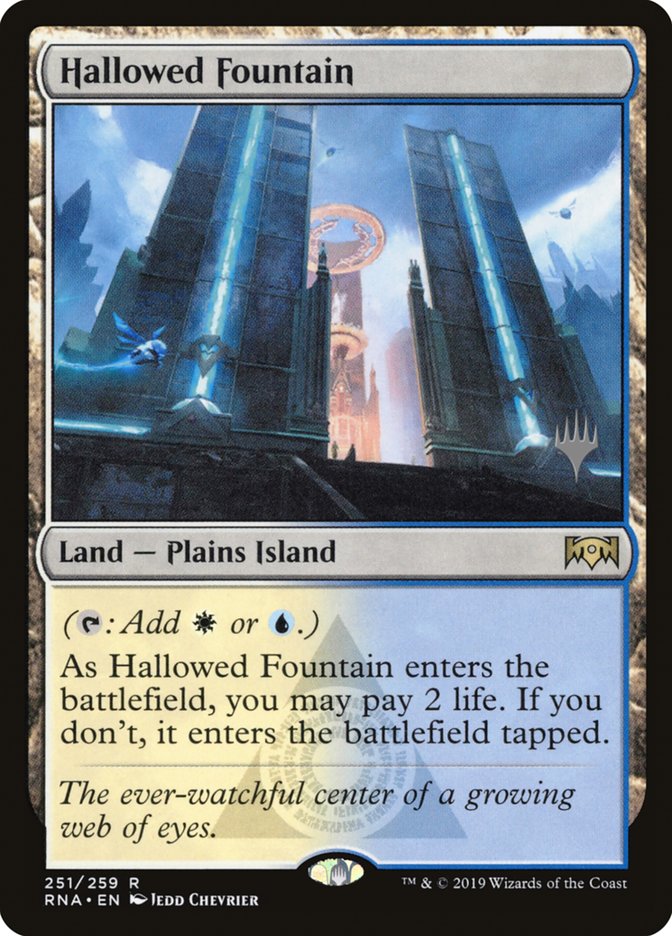 Hallowed Fountain (Promo Pack) [Ravnica Allegiance Promos] | Tables and Towers