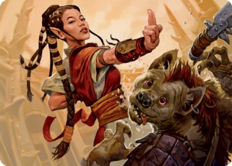 Half-Elf Monk Art Card [Dungeons & Dragons: Adventures in the Forgotten Realms Art Series] | Tables and Towers