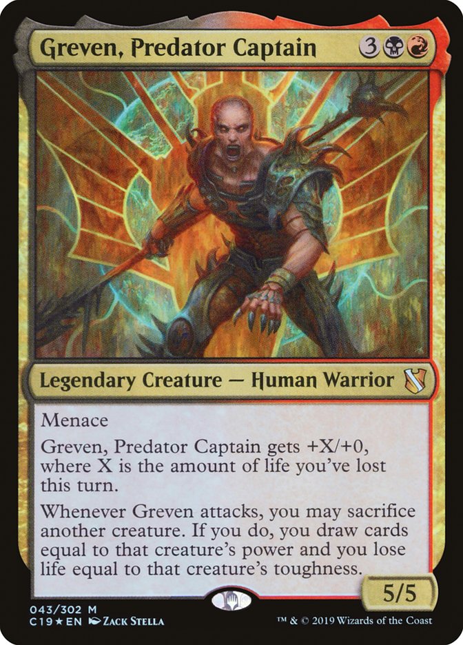 Greven, Predator Captain [Commander 2019] | Tables and Towers