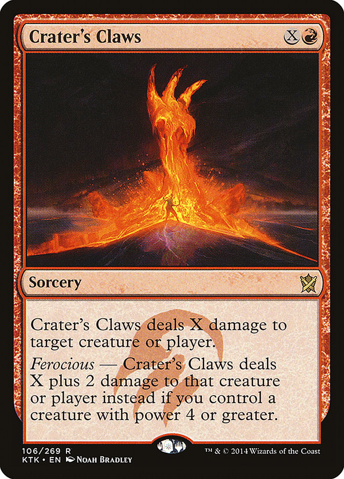 Crater's Claws [Khans of Tarkir] | Tables and Towers