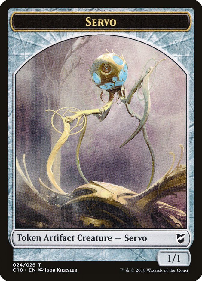 Servo Token [Commander 2018 Tokens] | Tables and Towers