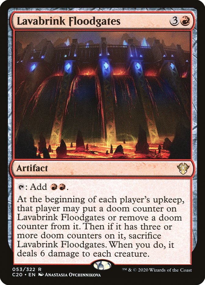Lavabrink Floodgates [Commander 2020] | Tables and Towers