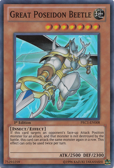 Great Poseidon Beetle [PRC1-EN008] Super Rare | Tables and Towers