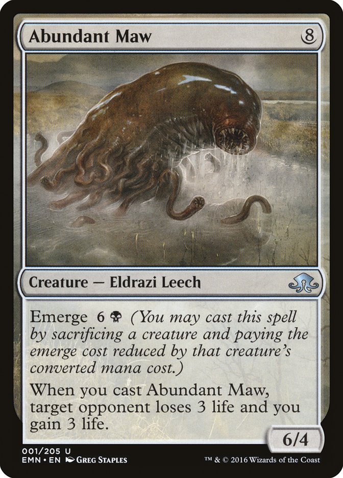 Abundant Maw [Eldritch Moon] | Tables and Towers