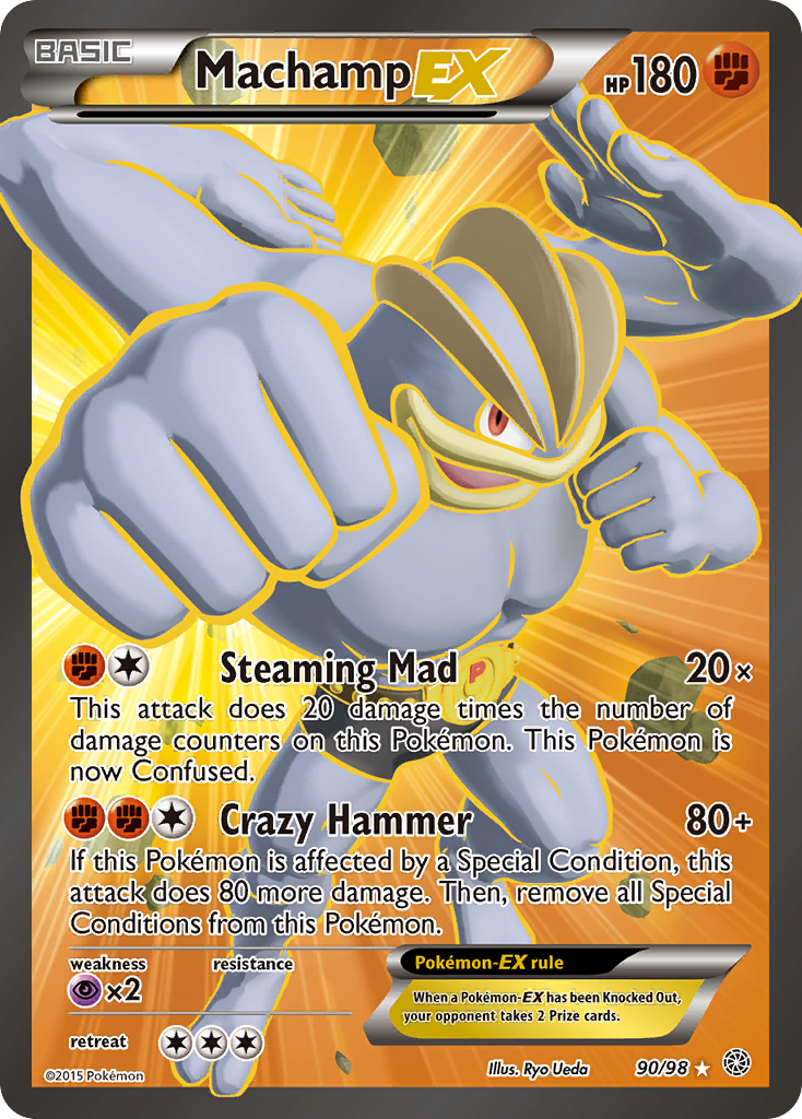 Machamp EX (90/98) [XY: Ancient Origins] | Tables and Towers