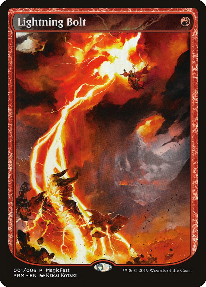 Lightning Bolt (Textless) [MagicFest 2019] | Tables and Towers