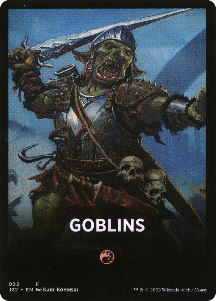 Goblins Theme Card [Jumpstart 2022 Front Cards] | Tables and Towers