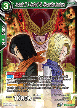 Android 17 & Android 18, Absorption Imminent (EX20-04) [Ultimate Deck 2022] | Tables and Towers