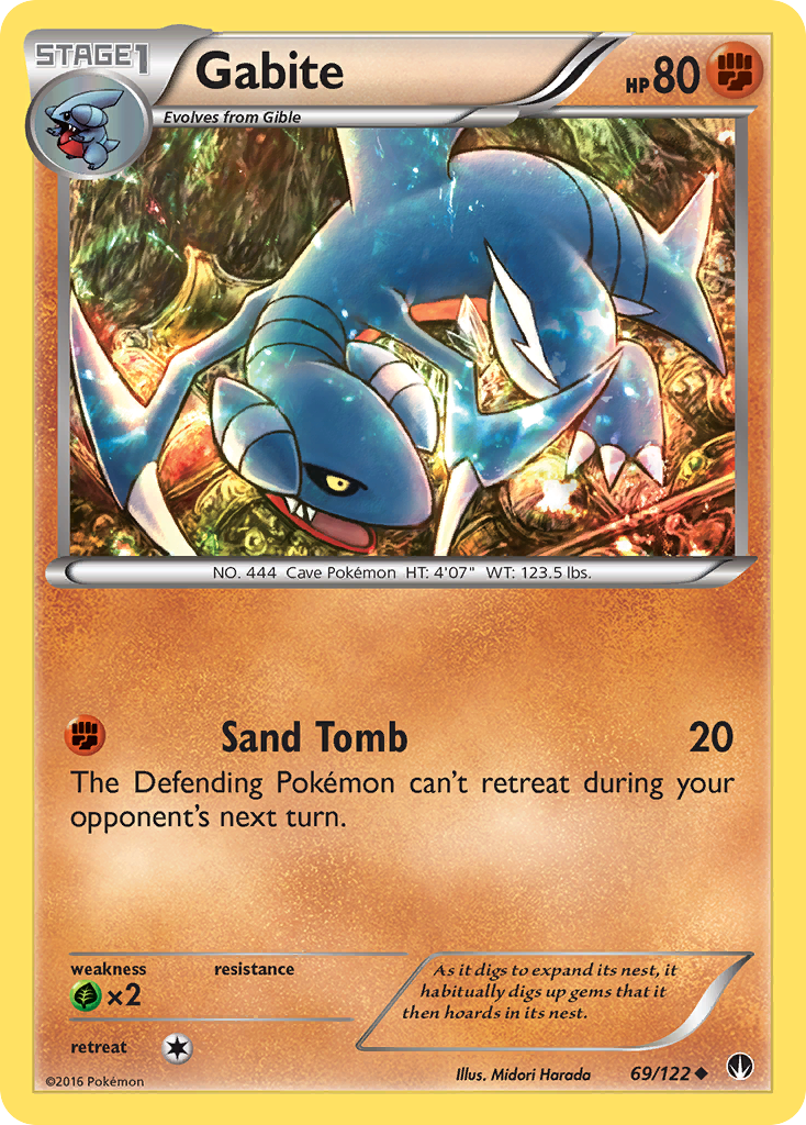 Gabite (69/122) [XY: BREAKpoint] | Tables and Towers