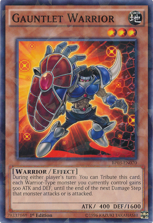 Gauntlet Warrior [BP03-EN070] Shatterfoil Rare | Tables and Towers