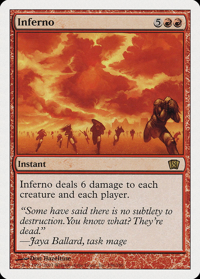 Inferno [Eighth Edition] | Tables and Towers