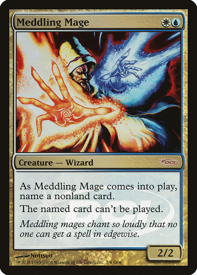 Meddling Mage [Judge Gift Cards 2006] | Tables and Towers