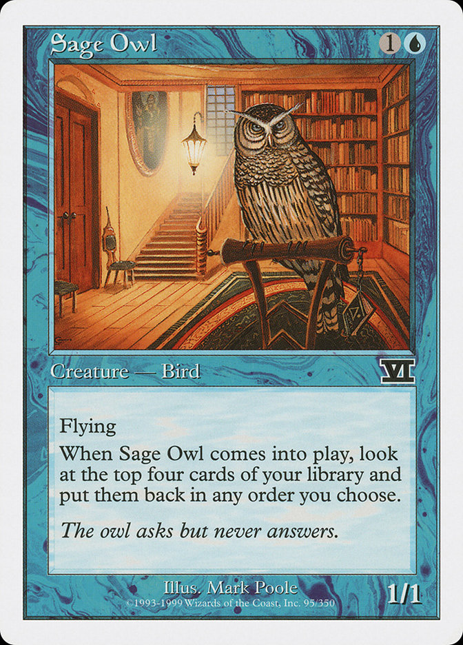 Sage Owl [Classic Sixth Edition] | Tables and Towers