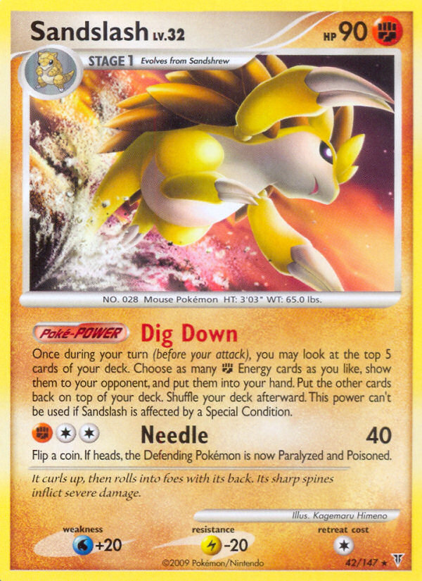 Sandslash (42/147) [Platinum: Supreme Victors] | Tables and Towers