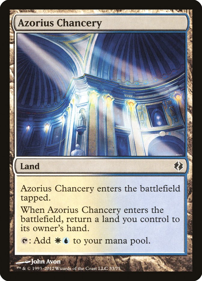 Azorius Chancery [Duel Decks: Venser vs. Koth] | Tables and Towers