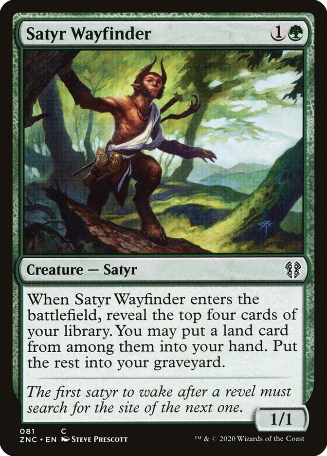 Satyr Wayfinder [Zendikar Rising Commander] | Tables and Towers