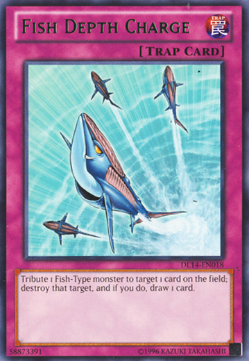 Fish Depth Charge (Green) [DL14-EN018] Rare | Tables and Towers