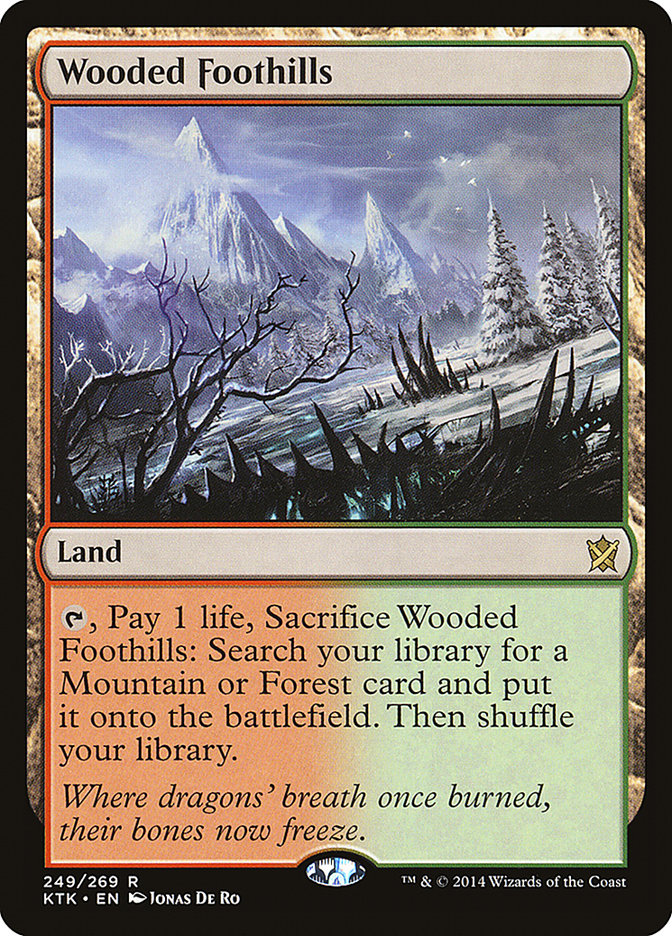 Wooded Foothills [Khans of Tarkir] | Tables and Towers