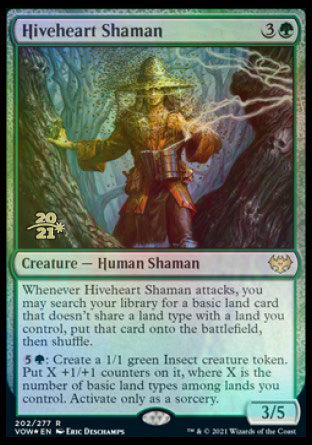 Hiveheart Shaman [Innistrad: Crimson Vow Prerelease Promos] | Tables and Towers