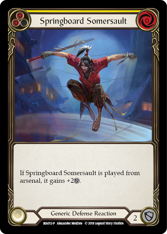 Springboard Somersault [IRA012-P] (Ira Welcome Deck)  1st Edition Normal | Tables and Towers