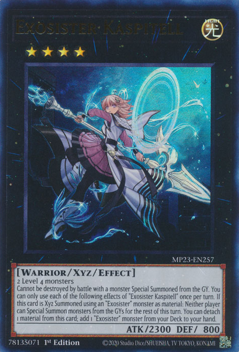 Exosister Kaspitell [MP23-EN257] Ultra Rare | Tables and Towers