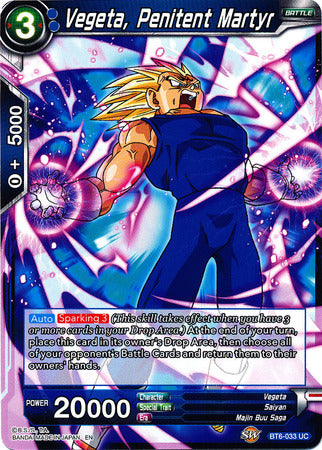 Vegeta, Penitent Martyr (BT6-033) [Destroyer Kings] | Tables and Towers