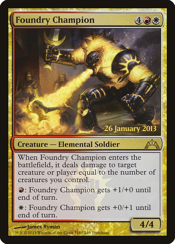 Foundry Champion [Gatecrash Prerelease Promos] | Tables and Towers