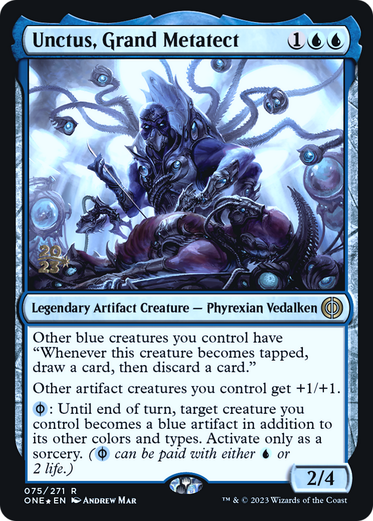 Unctus, Grand Metatect [Phyrexia: All Will Be One Prerelease Promos] | Tables and Towers