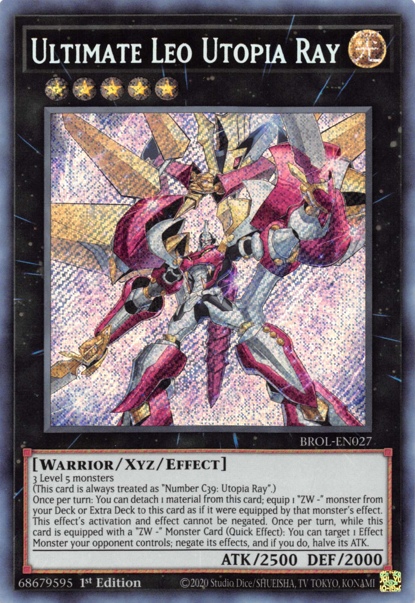 Ultimate Leo Utopia Ray [BROL-EN027] Secret Rare | Tables and Towers