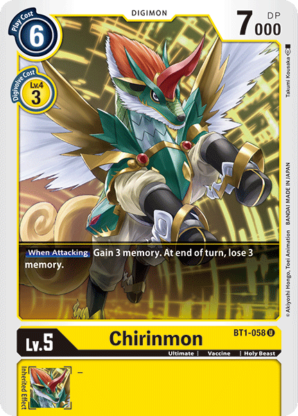 Chirinmon [BT1-058] [Release Special Booster Ver.1.0] | Tables and Towers