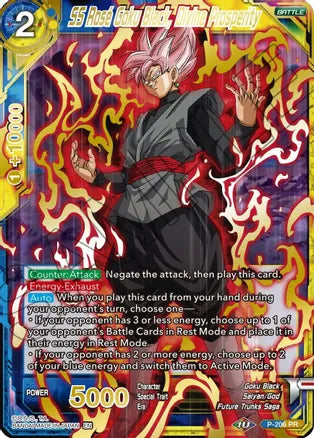 SS Rose Goku Black, Divine Prosperity (Gold Stamped) (P-206) [Mythic Booster] | Tables and Towers