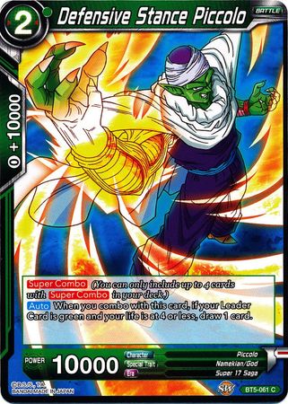 Defensive Stance Piccolo (BT5-061) [Miraculous Revival] | Tables and Towers