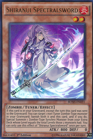 Shiranui Spectralsword [BOSH-EN031] Ultra Rare | Tables and Towers