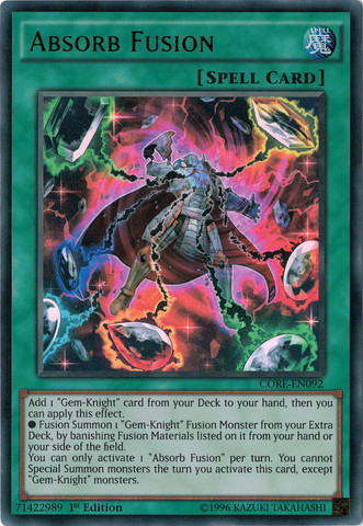 Absorb Fusion [CORE-EN092] Ultra Rare | Tables and Towers