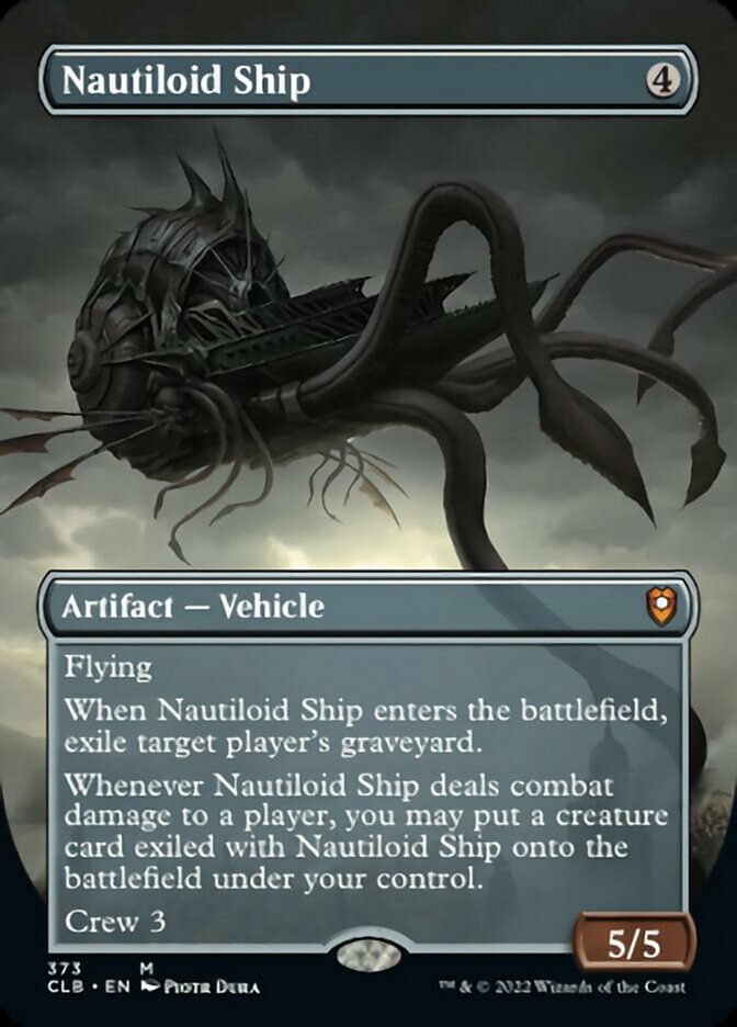 Nautiloid Ship (Borderless Alternate Art) [Commander Legends: Battle for Baldur's Gate] | Tables and Towers