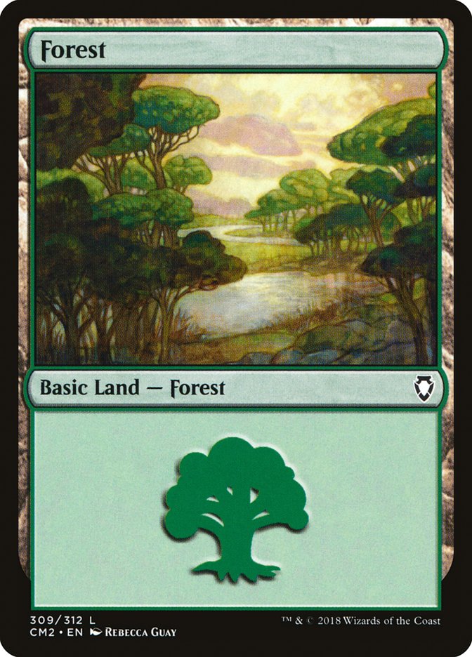 Forest (309) [Commander Anthology Volume II] | Tables and Towers