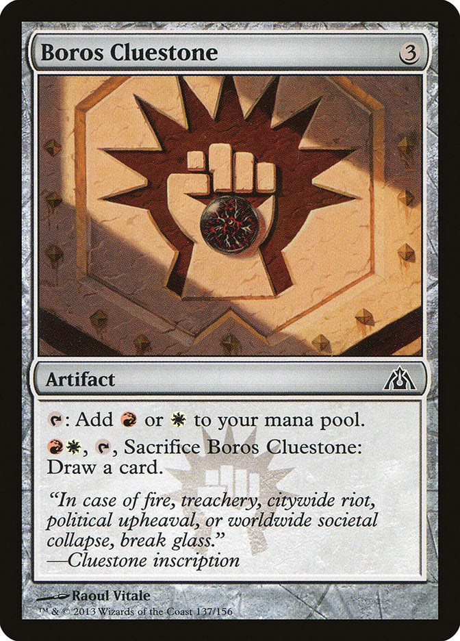 Boros Cluestone [Dragon's Maze] | Tables and Towers