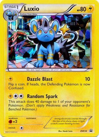 Luxio (BW34) (Cracked Ice Holo) [Black & White: Black Star Promos] | Tables and Towers