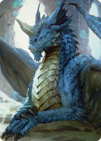 Young Blue Dragon Art Card [Commander Legends: Battle for Baldur's Gate Art Series] | Tables and Towers