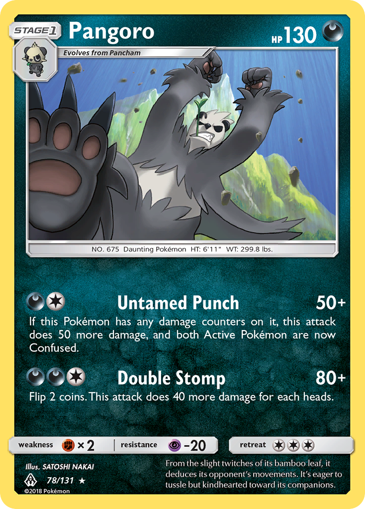 Pangoro (78/131) [Sun & Moon: Forbidden Light] | Tables and Towers