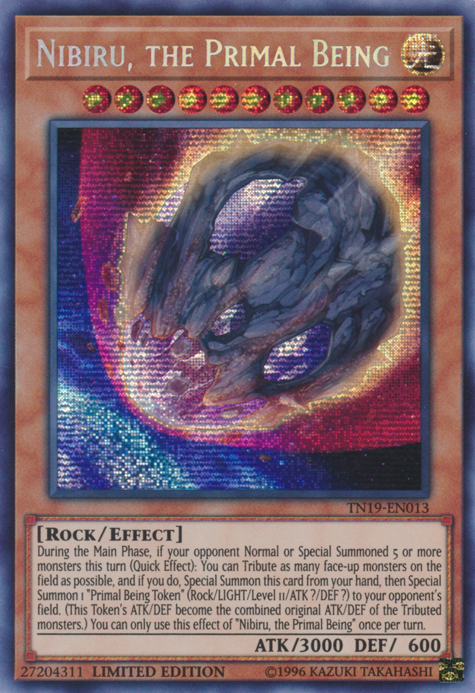 Nibiru, the Primal Being [TN19-EN013] Prismatic Secret Rare | Tables and Towers