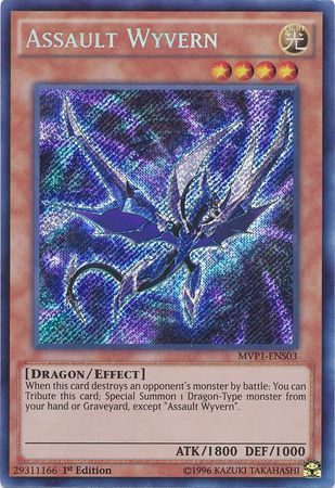 Assault Wyvern [MVP1-ENS03] Secret Rare | Tables and Towers