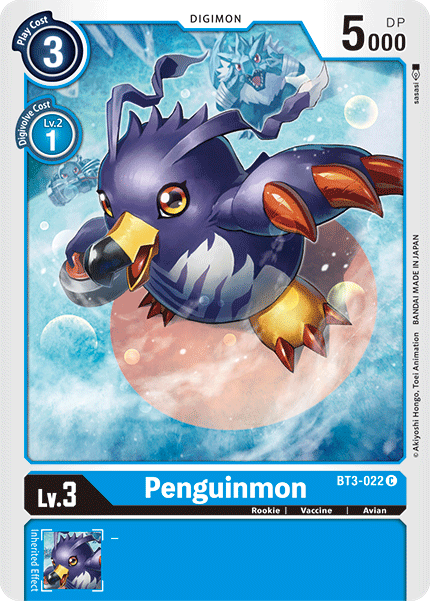 Penguinmon [BT3-022] [Release Special Booster Ver.1.5] | Tables and Towers