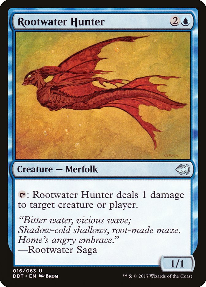 Rootwater Hunter [Duel Decks: Merfolk vs. Goblins] | Tables and Towers