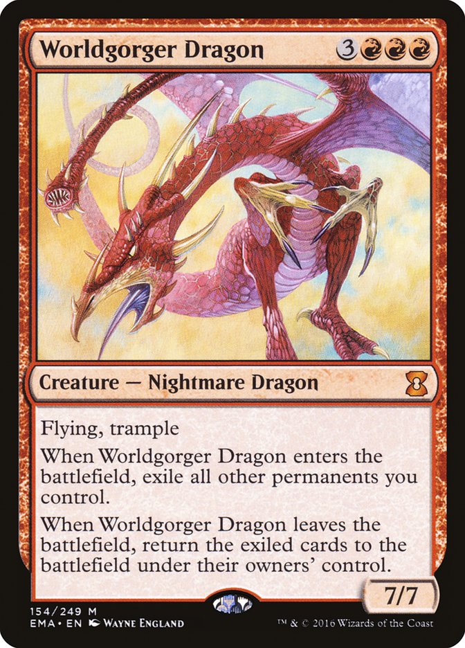 Worldgorger Dragon [Eternal Masters] | Tables and Towers