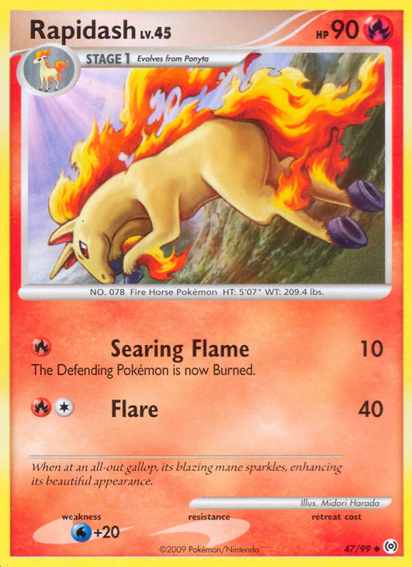 Rapidash (47/99) [Platinum: Arceus] | Tables and Towers