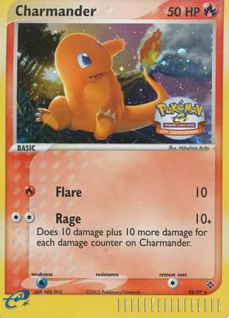 Charmander (98/97) (City Championship Promo) [EX: Dragon] | Tables and Towers