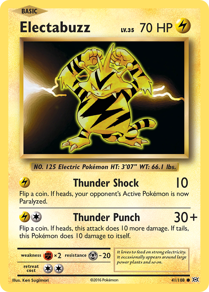 Electabuzz (41/108) [XY: Evolutions] | Tables and Towers