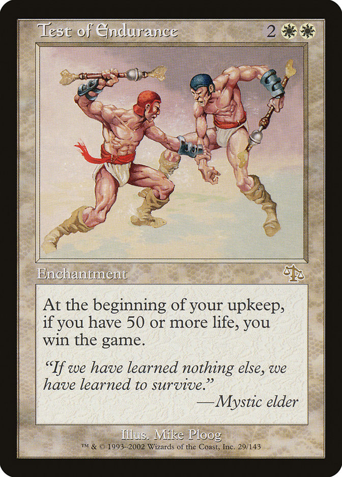 Test of Endurance [Judgment] | Tables and Towers