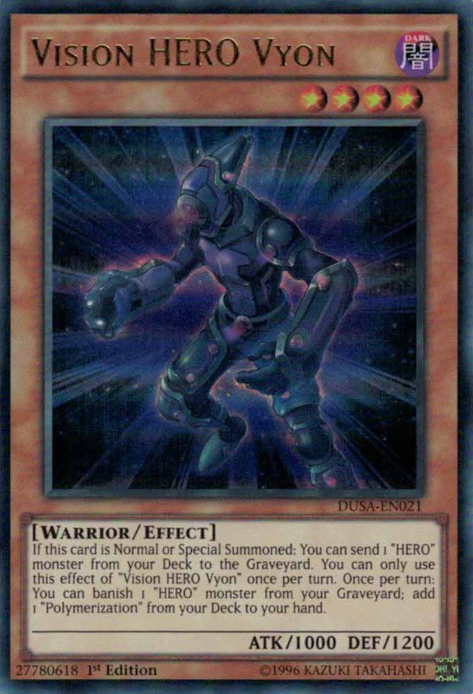 Vision Hero Vyon [DUSA-EN021] Ultra Rare | Tables and Towers